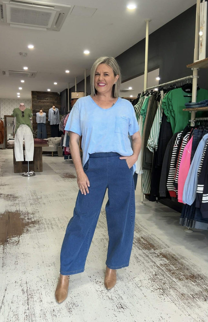 Moon Dance V Neck Tee