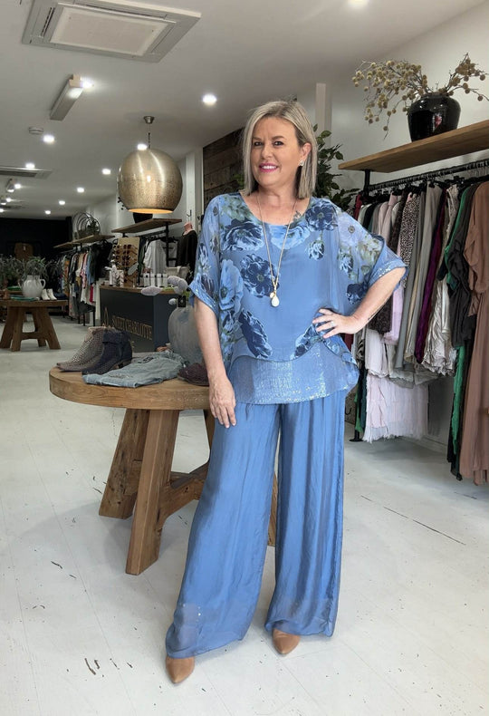 Mimi Floral Silk Top