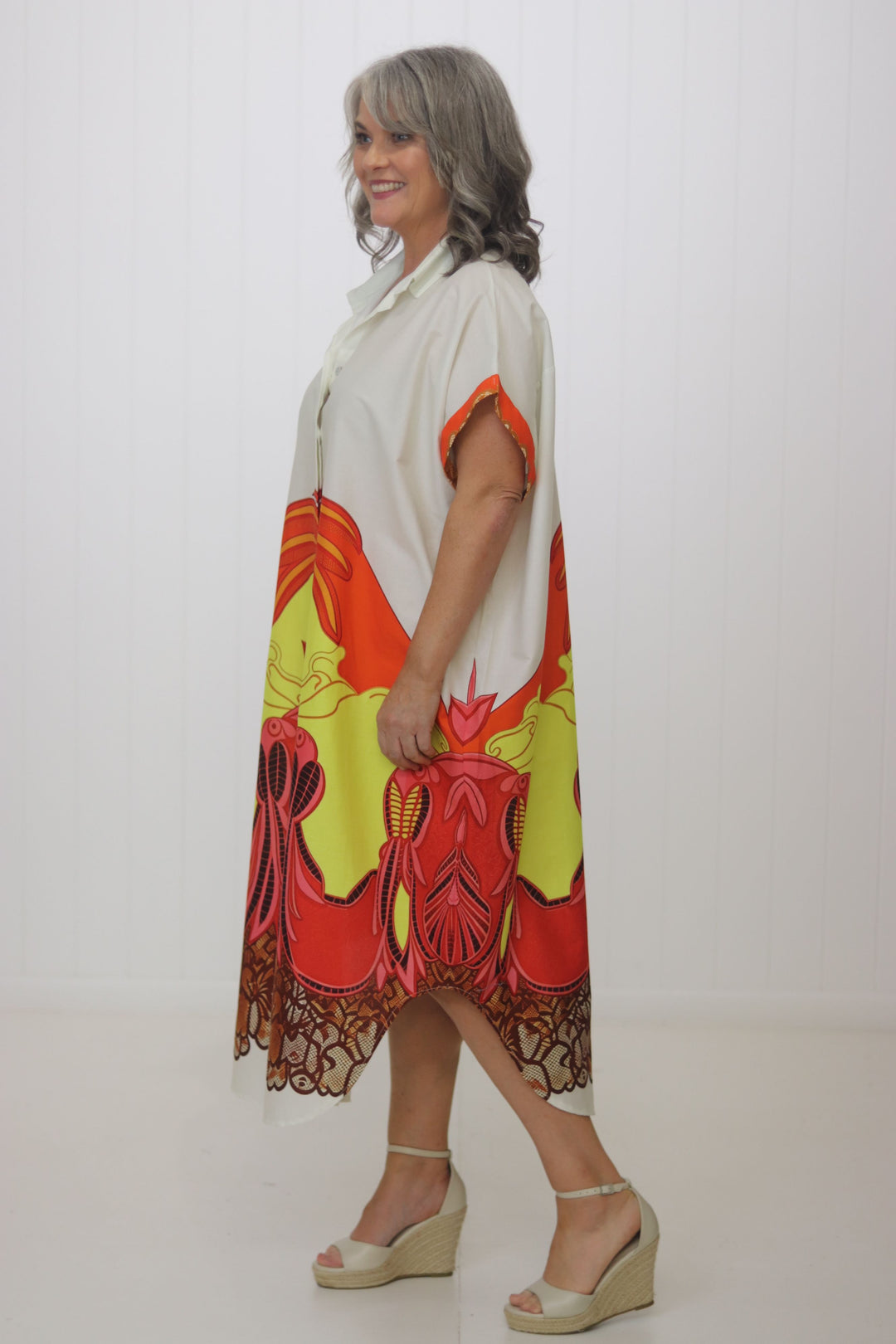 Maria Dress Sunset – Sweet Charlotte Studio