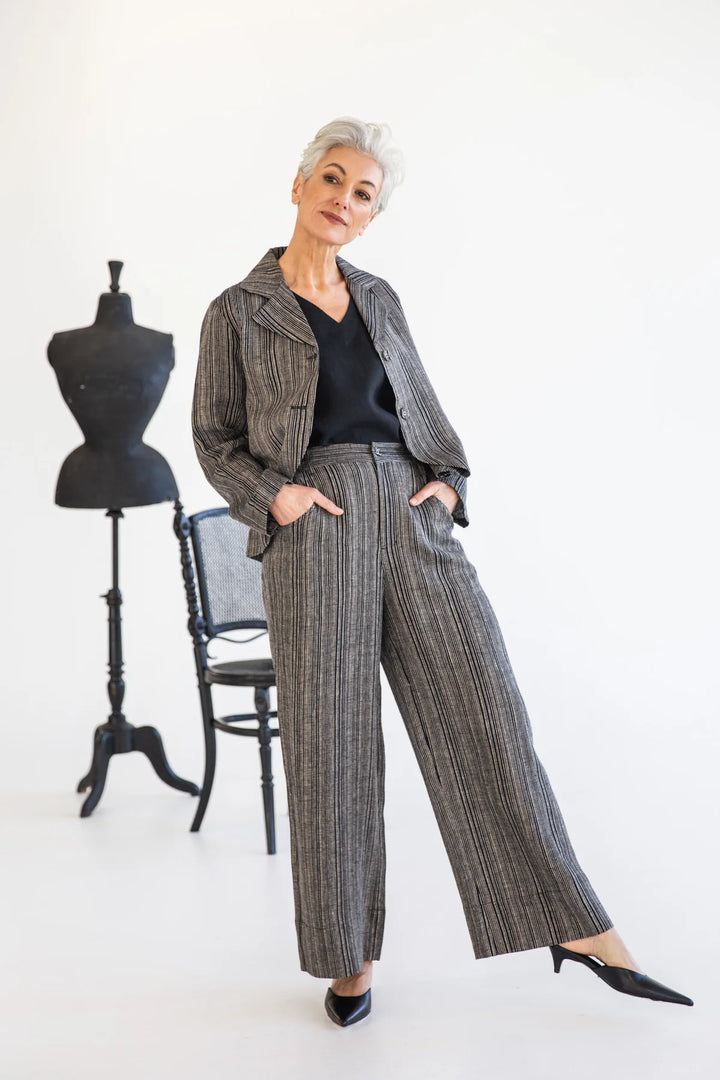 Bowie Pant Raven Stripe