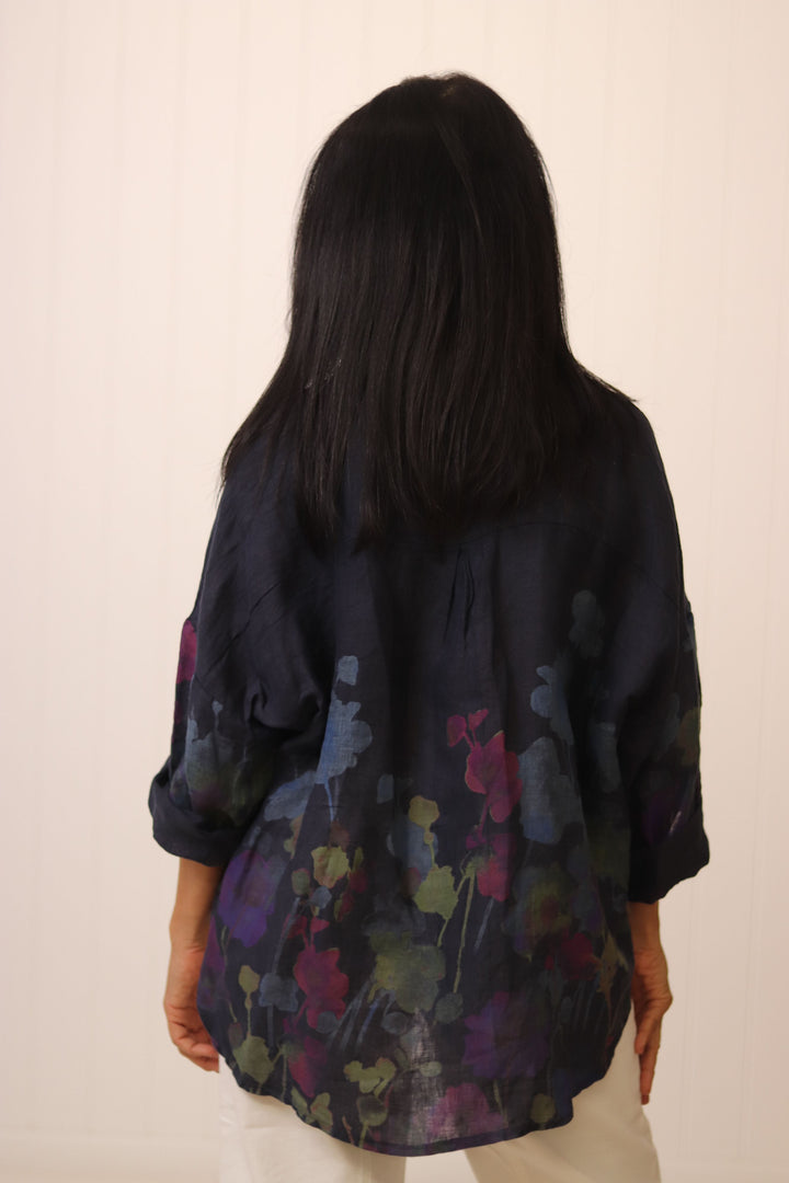 Evelyn Flower Print Top