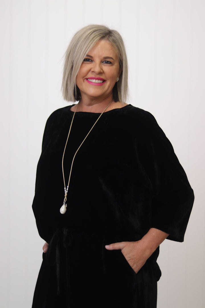 Vallerie Hinley Top Velvet