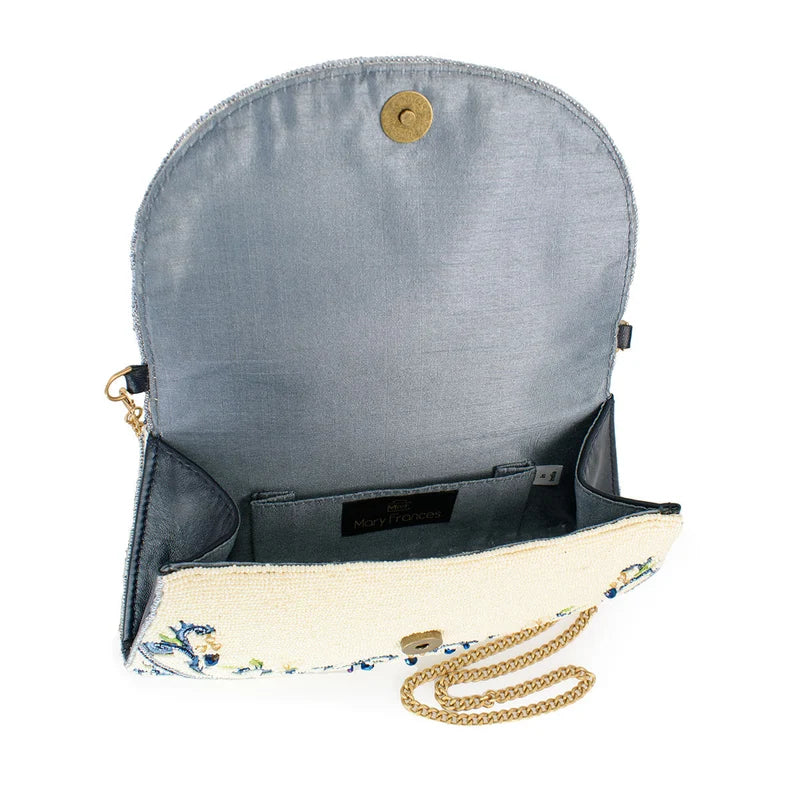 Capri Lemons Beaded Crossbody