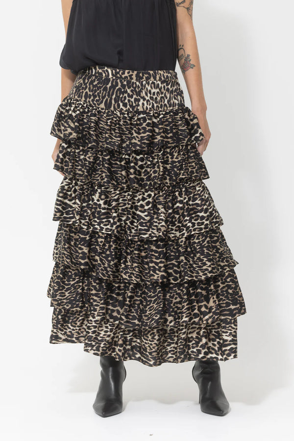 Leopard Layer Skirt