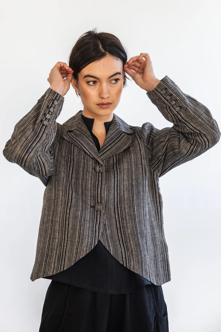 Conrad Blazer Raven Stripe