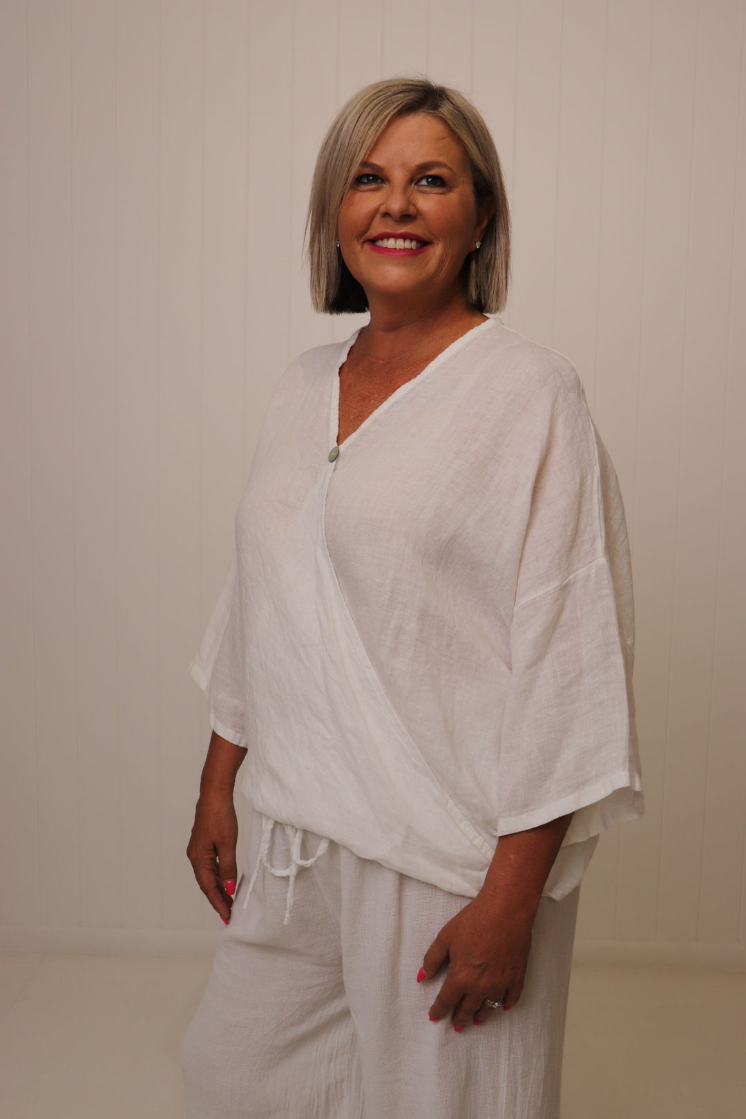 Daphne Linen Crossover