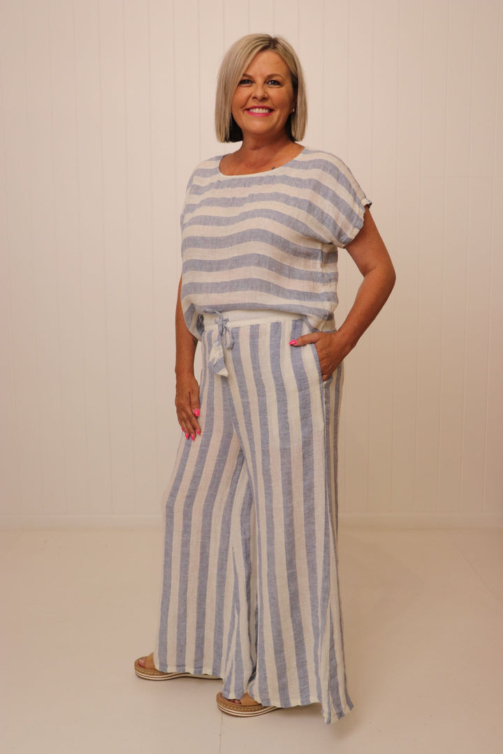 Alessa Woven Pants Stripe