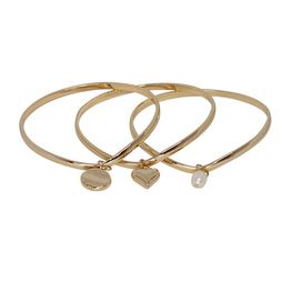 Trio Charm Bangle