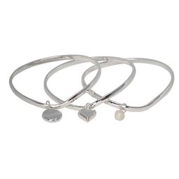 Trio Charm Bangle
