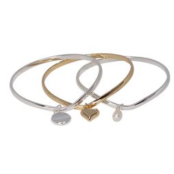 Trio Charm Bangle