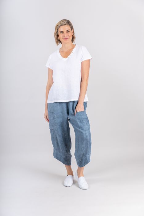 Immacolata Pant Navy Wash