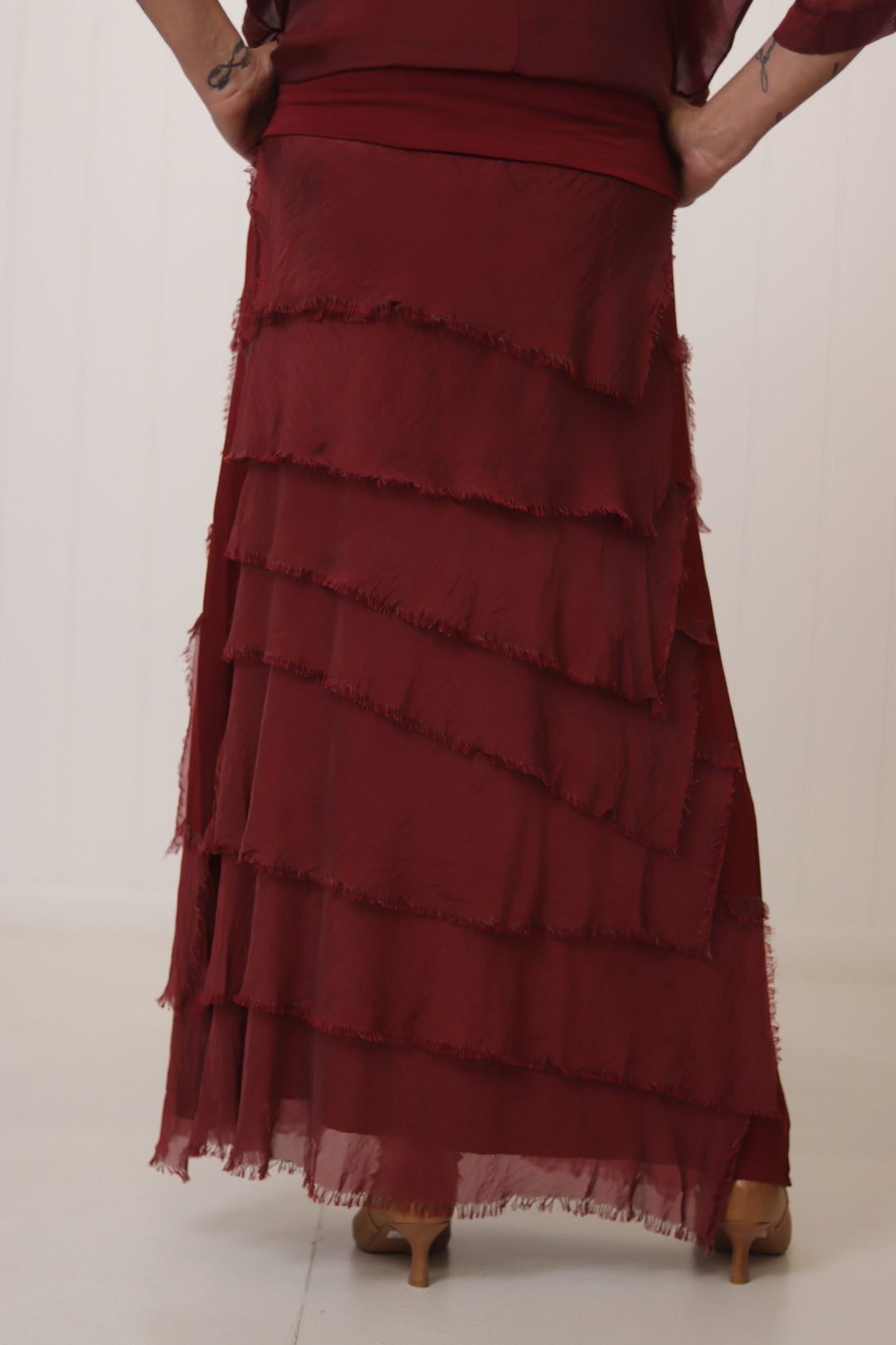 Catherine Silk Skirt