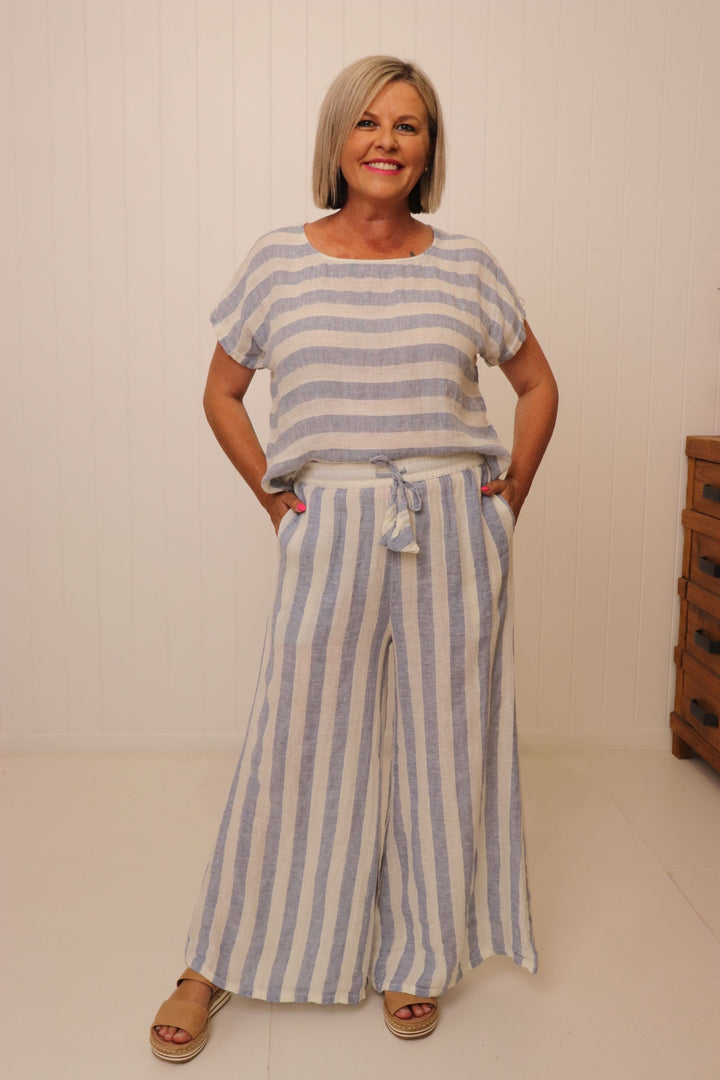 Alessa Woven Pants Stripe