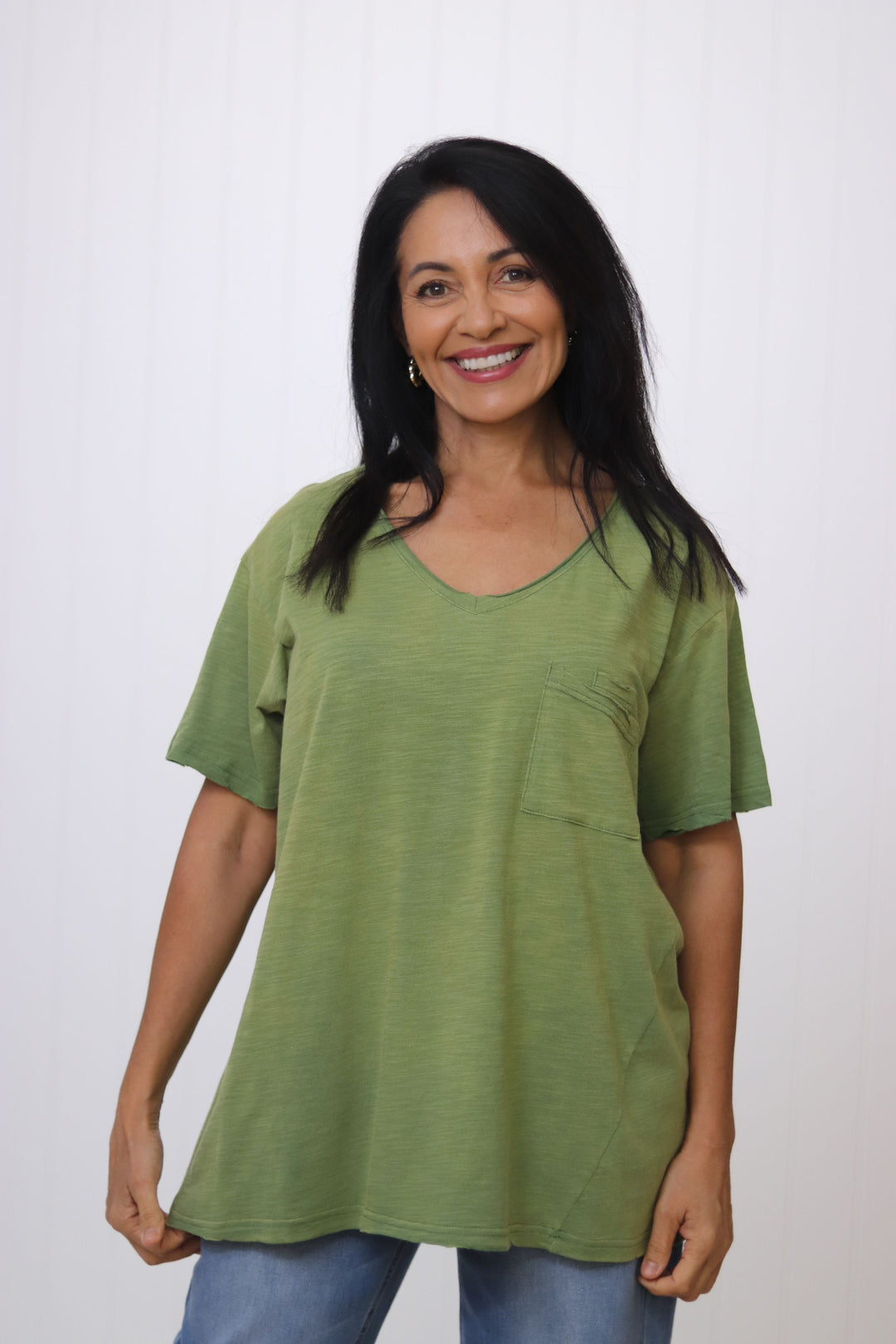 Moon Dance V Neck Tee