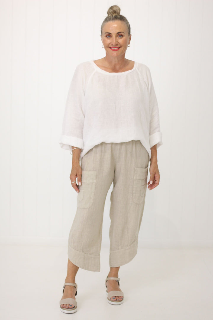 Lia Top Weave Linen