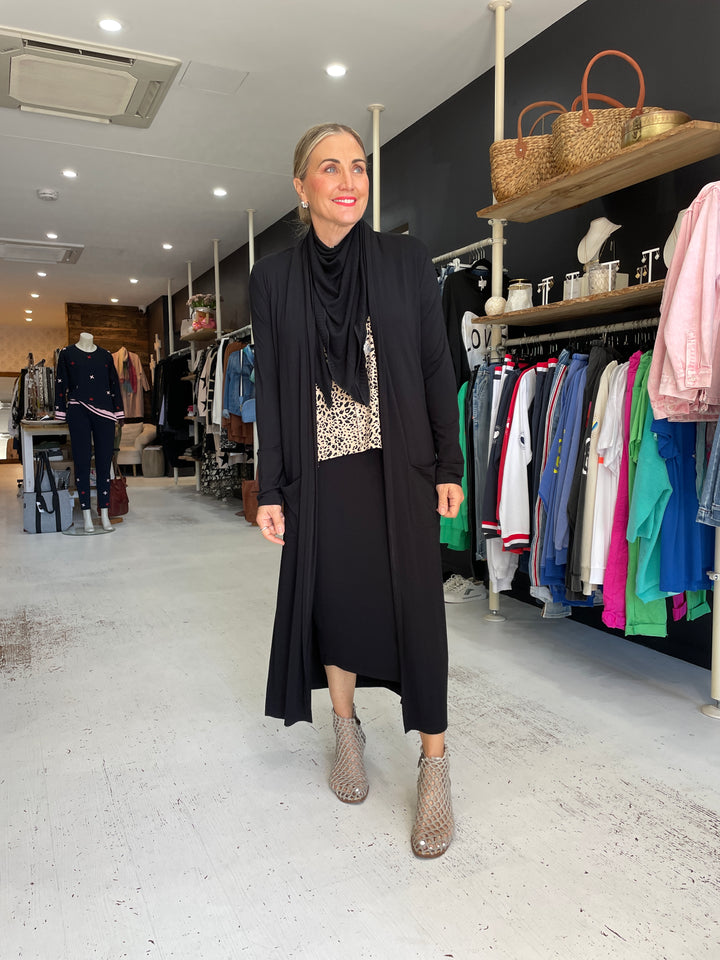 Long Whitney Tube Skirt Black