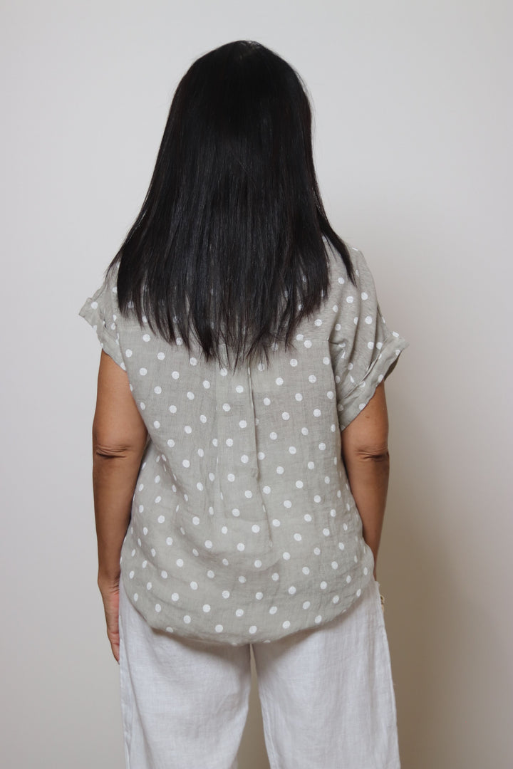 Linen Spot Tee