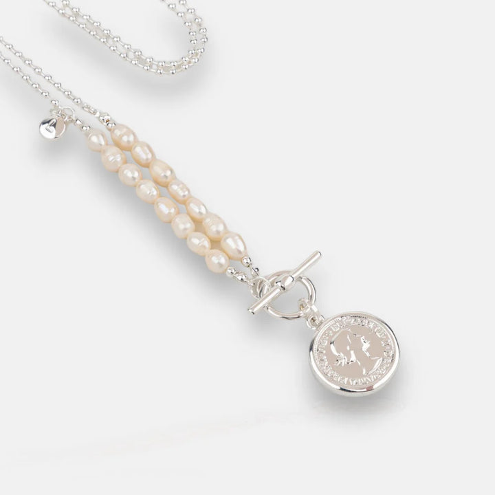 Fresh Water Pearl Coin Necklace