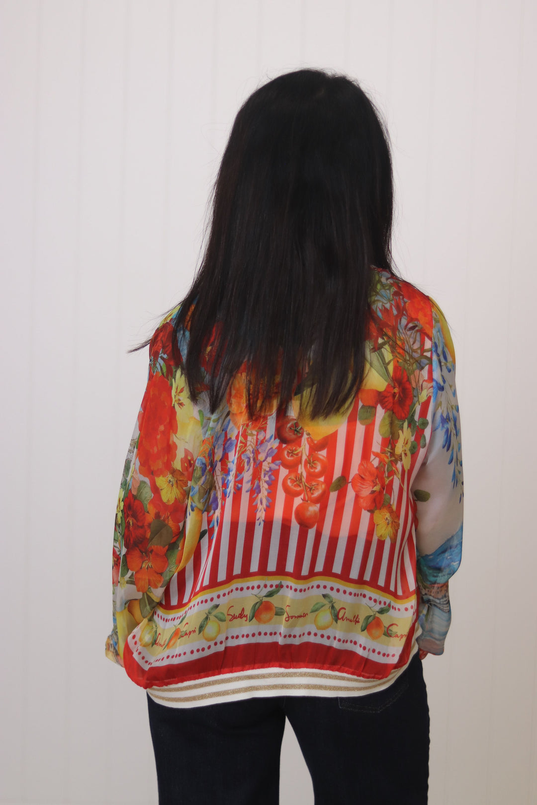 Amalfi Silk Bomber