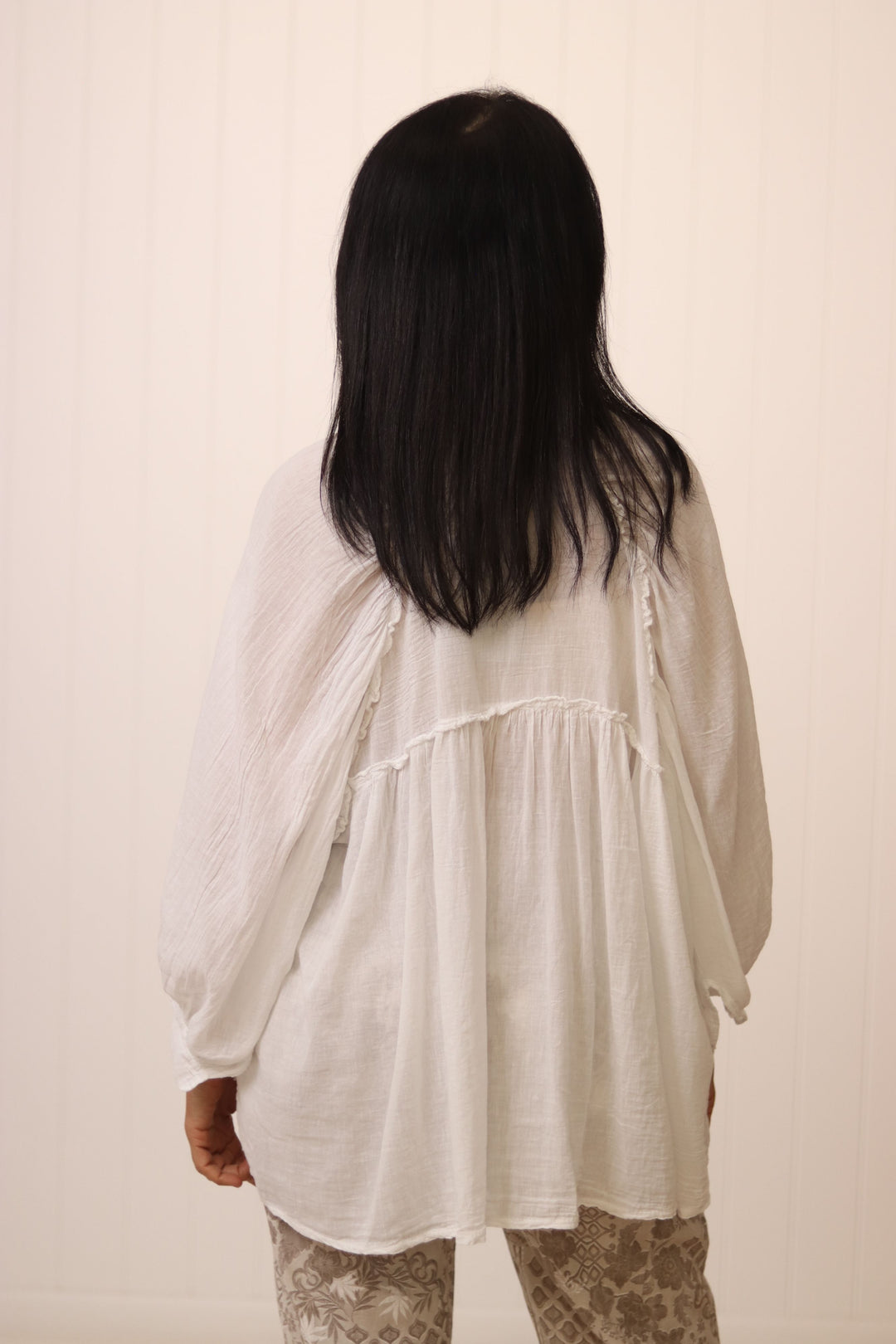 Laura Cotton Detail Top