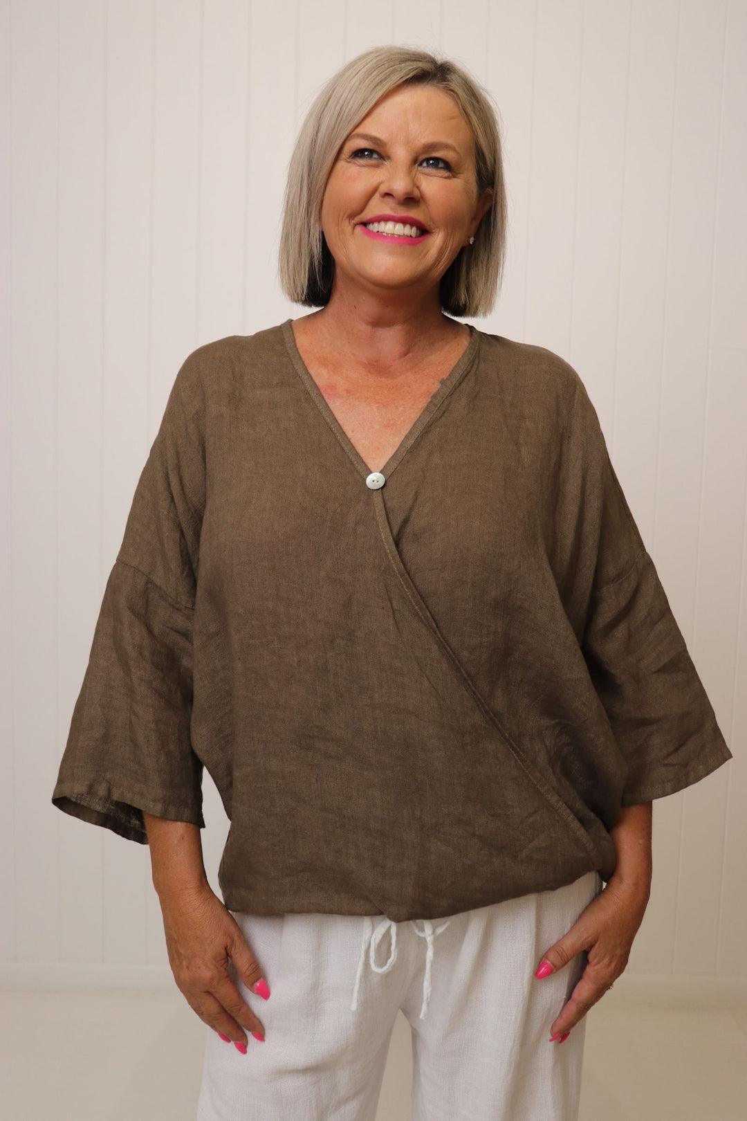 Daphne Linen Crossover