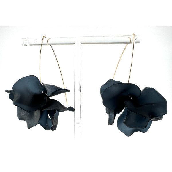 Resin Petals on Gold Hooks