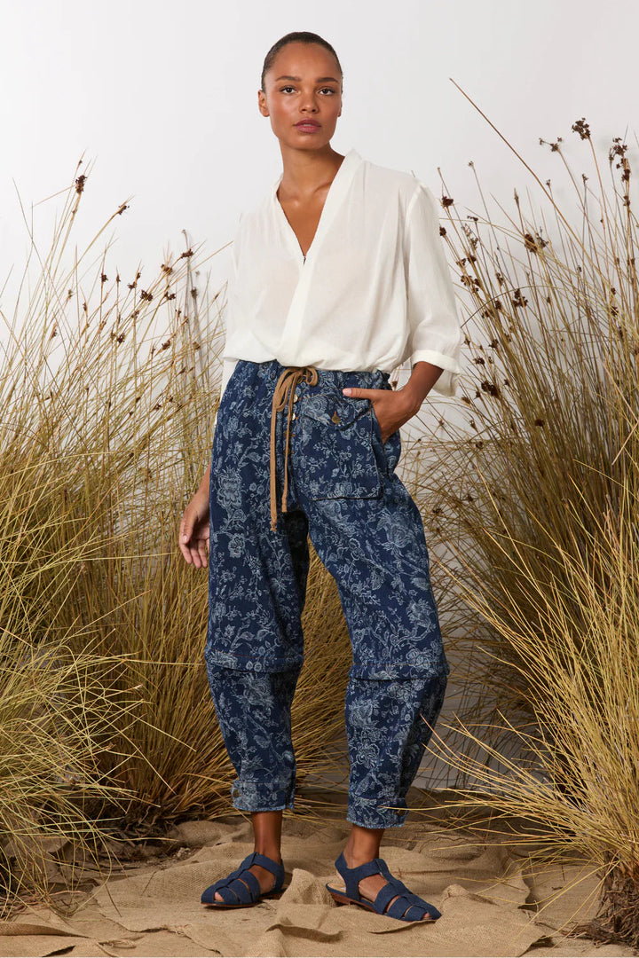 Trucker Floral Pant