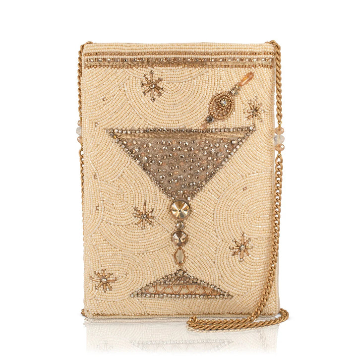 Martini Beaded Crossbody