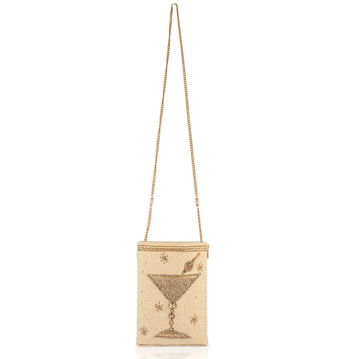 Martini Beaded Crossbody