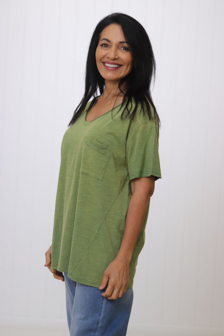 Moon Dance V Neck Tee