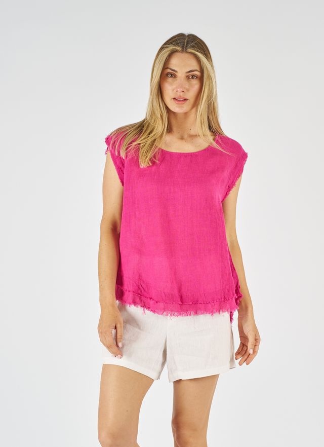 Gemma Linen Top