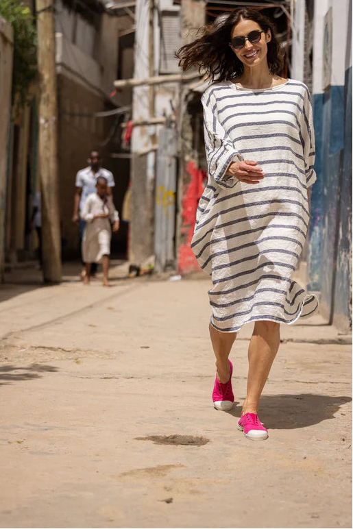 Newport Dress Stripe