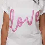 Love Pink Sequin Tee