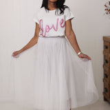 Tulle Skirt White