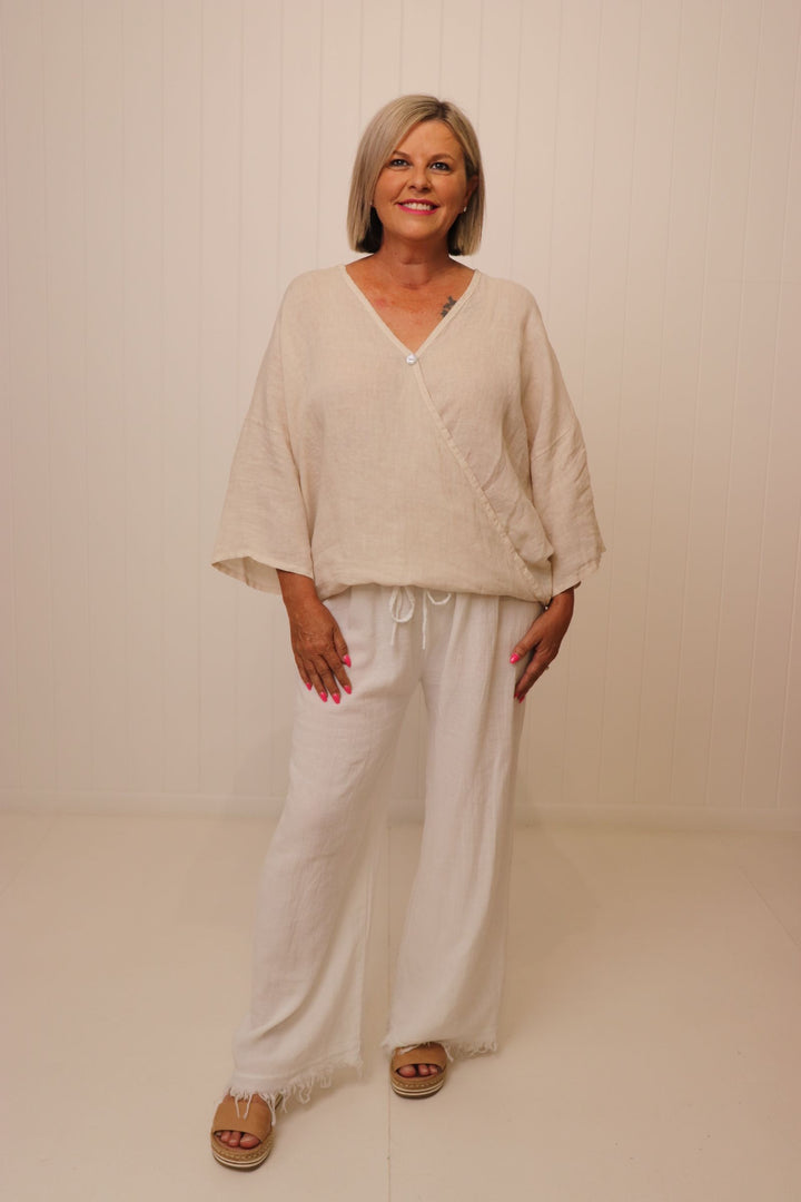 Daphne Linen Crossover