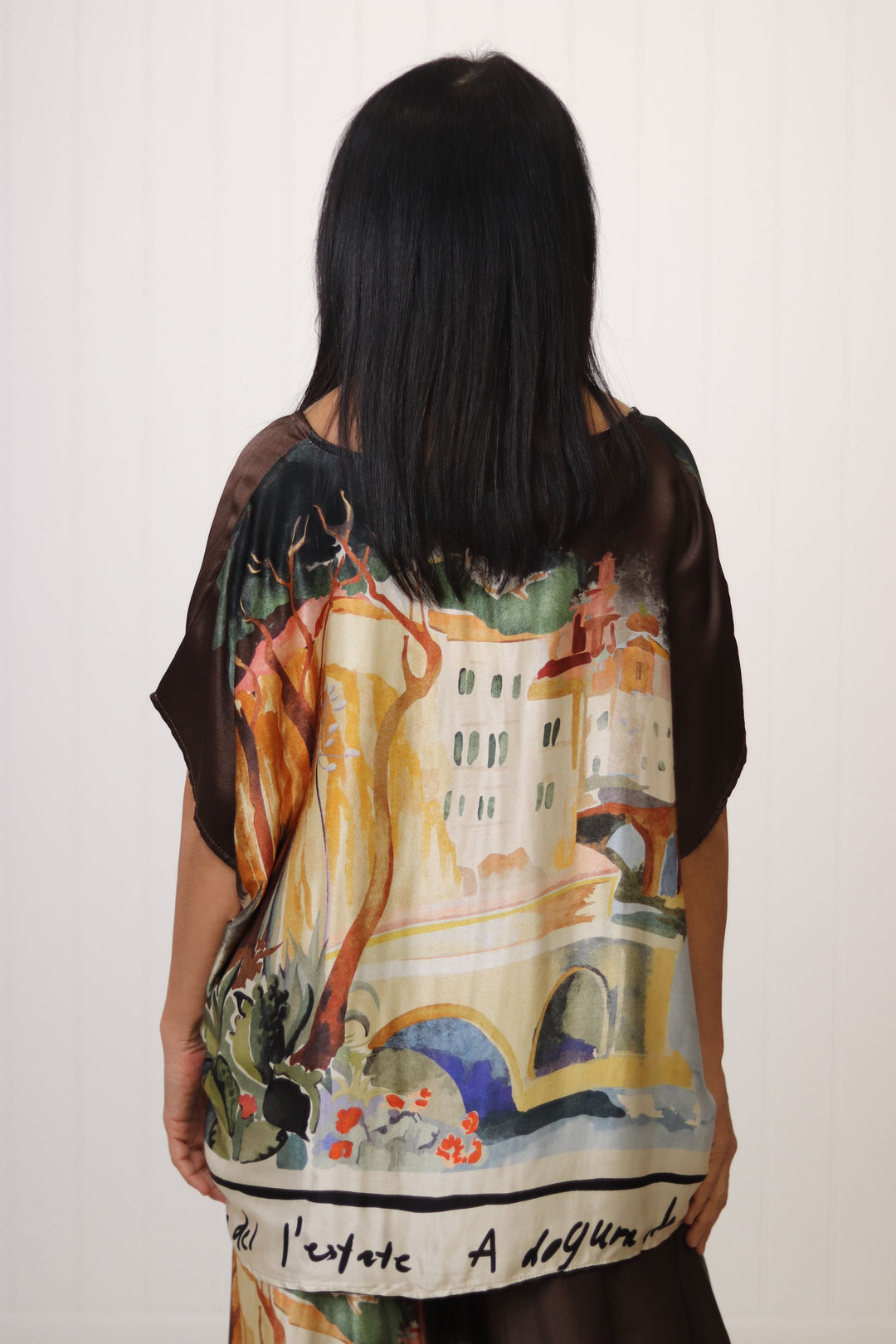 Juliette French Print Top