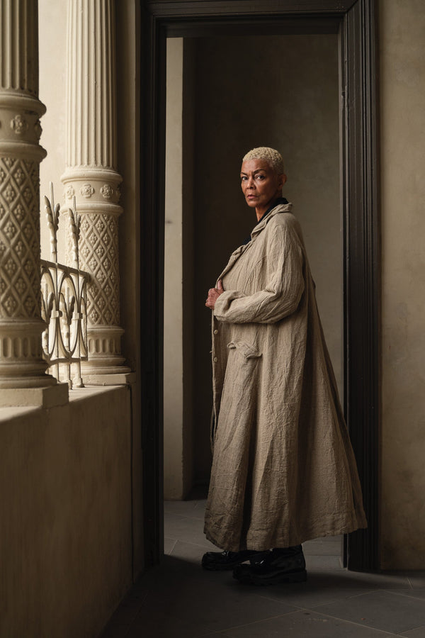 Olivier Coat - Raw Linen