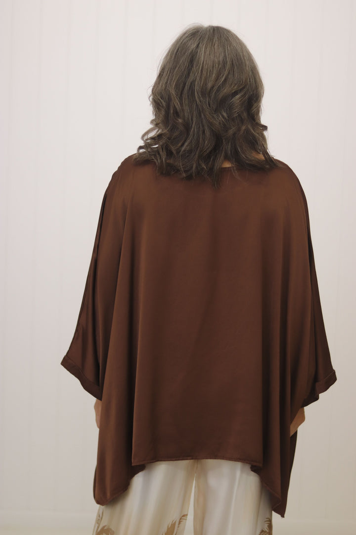 Portofino Batwing Silk Top
