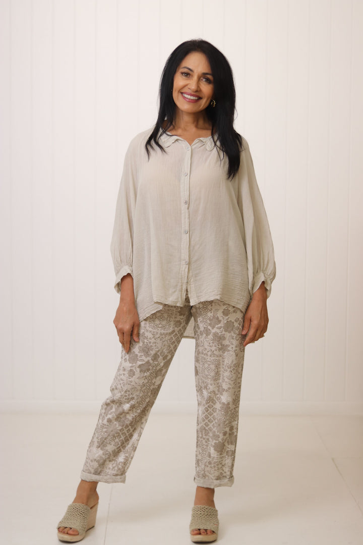 Laura Cotton Detail Top
