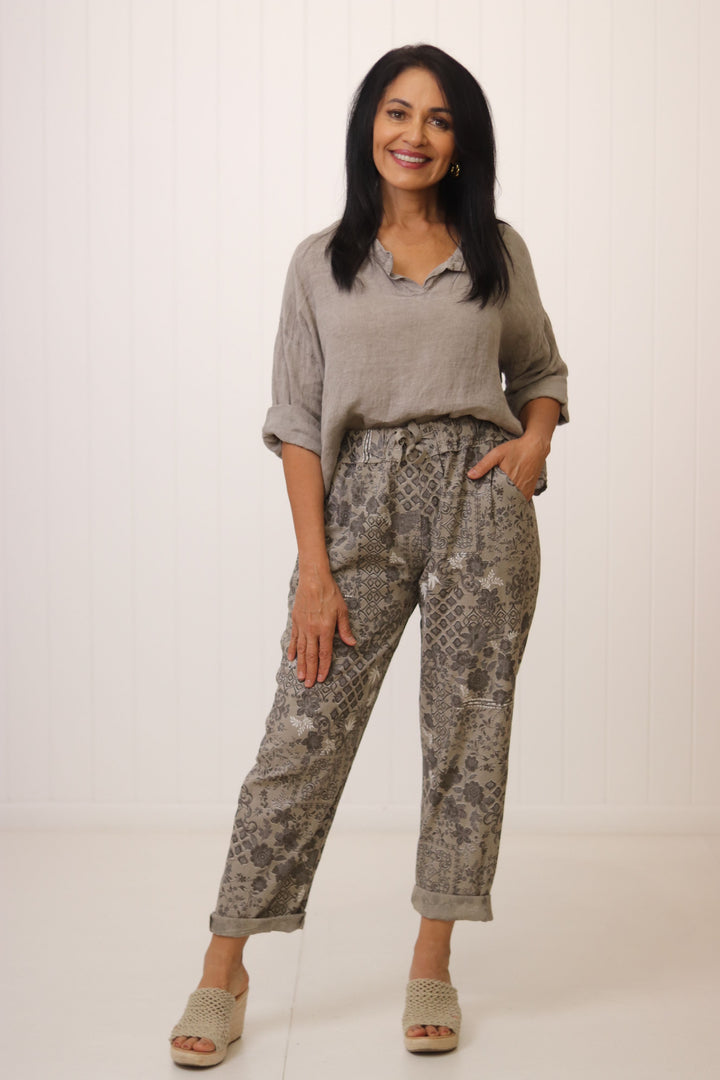 Sarah Round Neck Top