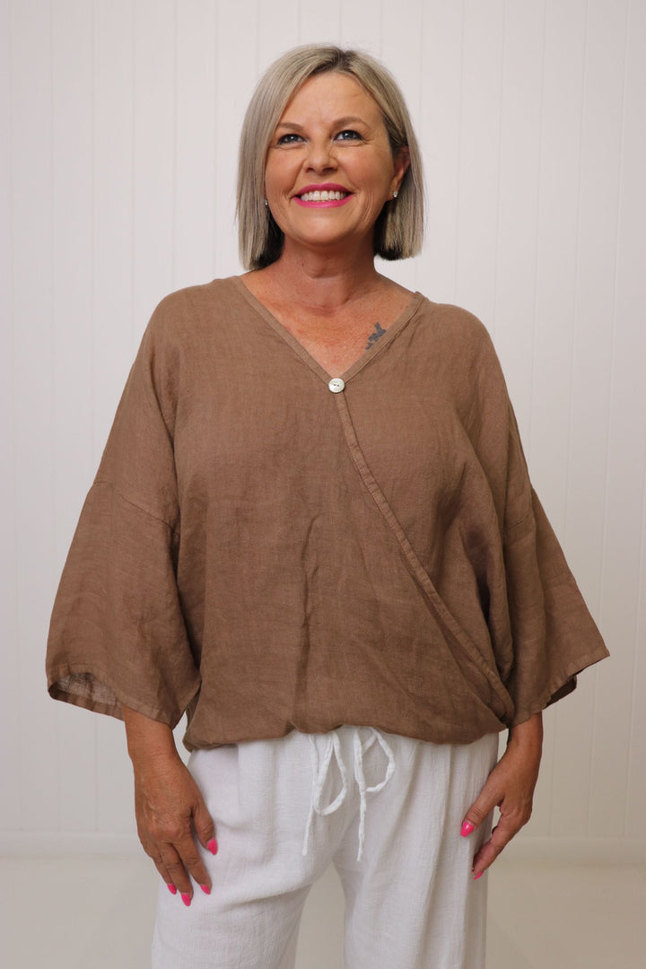 Daphne Linen Crossover