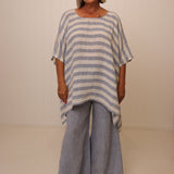 Luna Woven Top Stripe