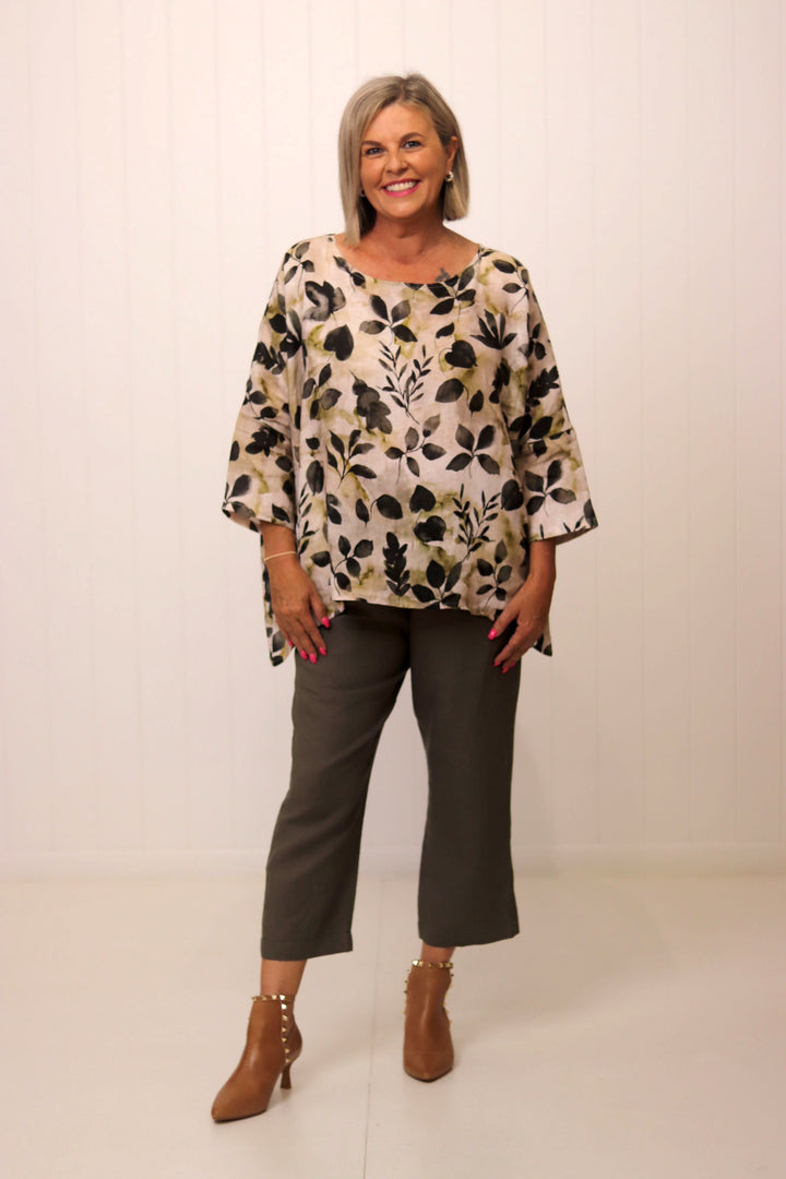 Hinley Top Sleeved Woodlands