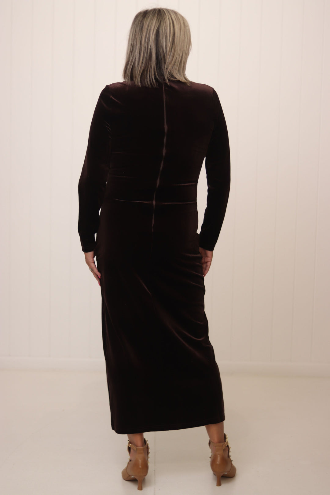 Romantic Edge Velvet Dress