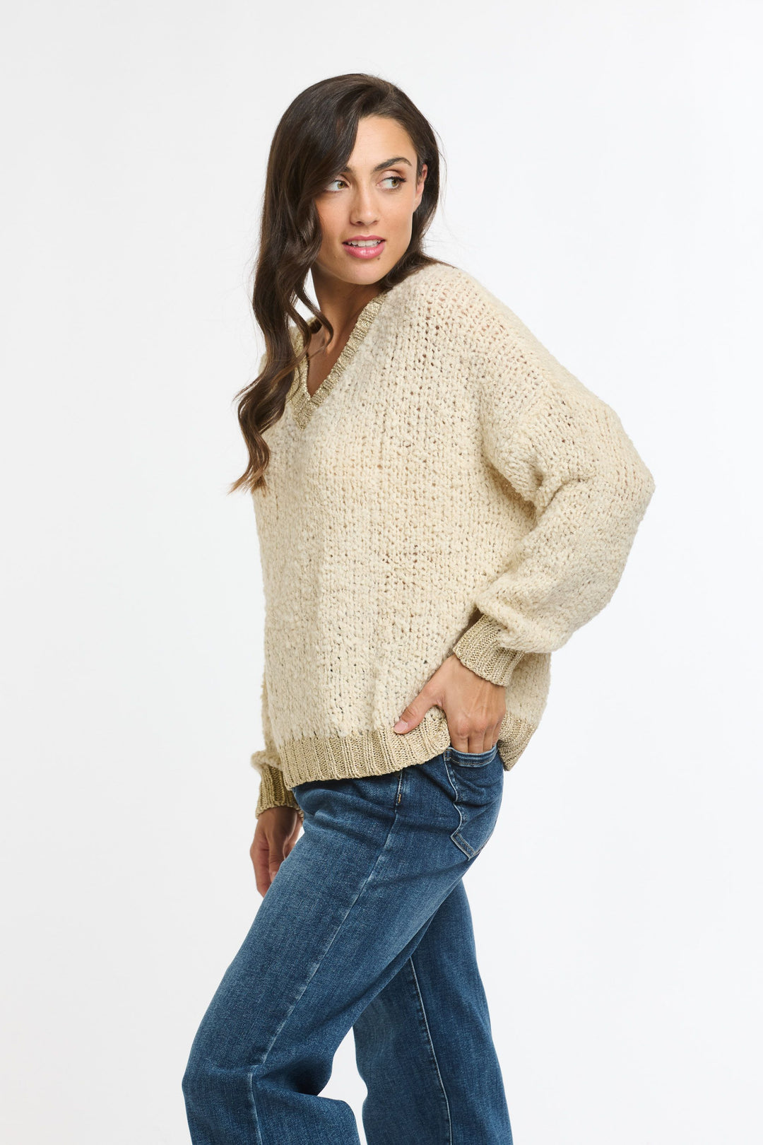 Boucle Lurex Knit