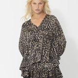 Leopard Print Blouse