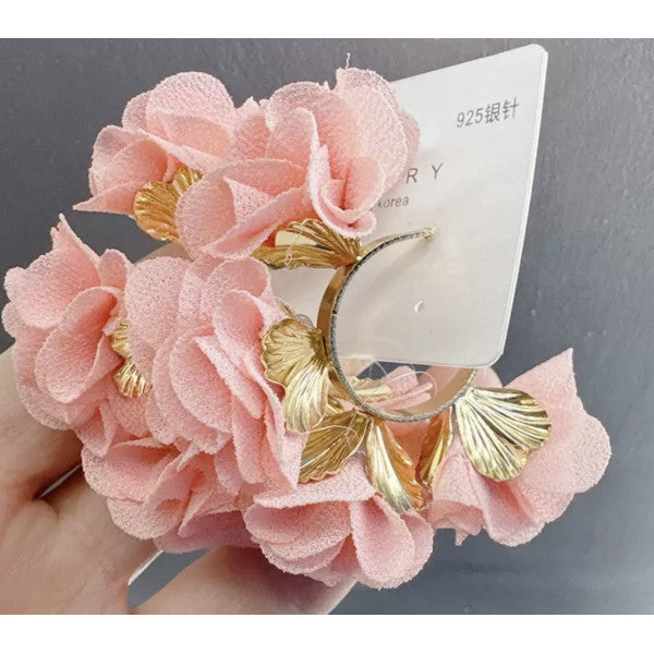 Fabric Flower Hoops