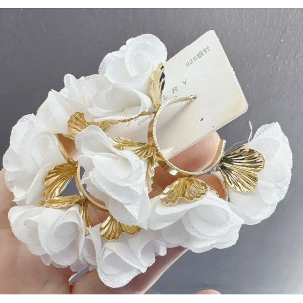 Fabric Flower Hoops