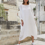 St Barts Dress Linen Gauze