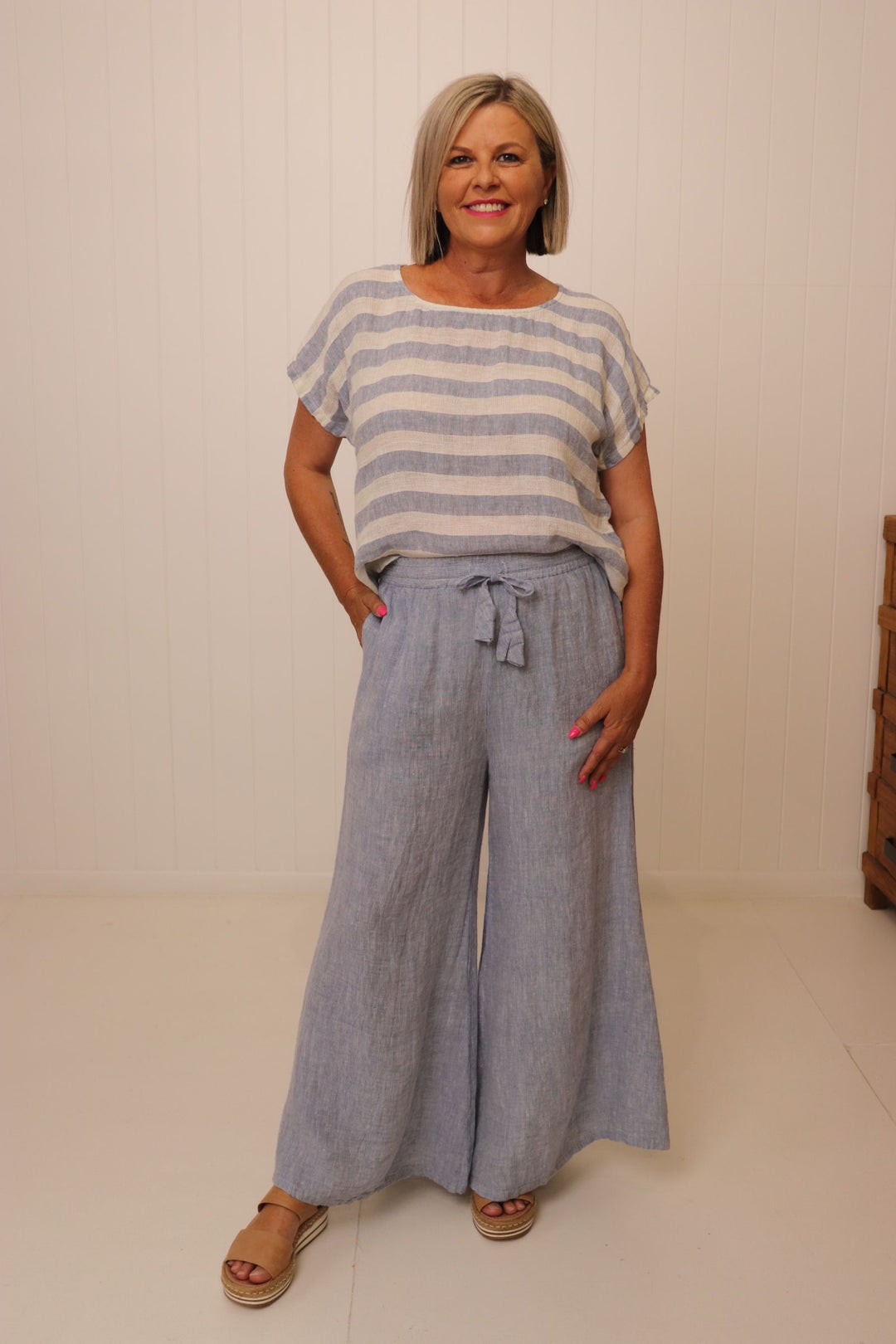 Alessa Stonewashed Pant